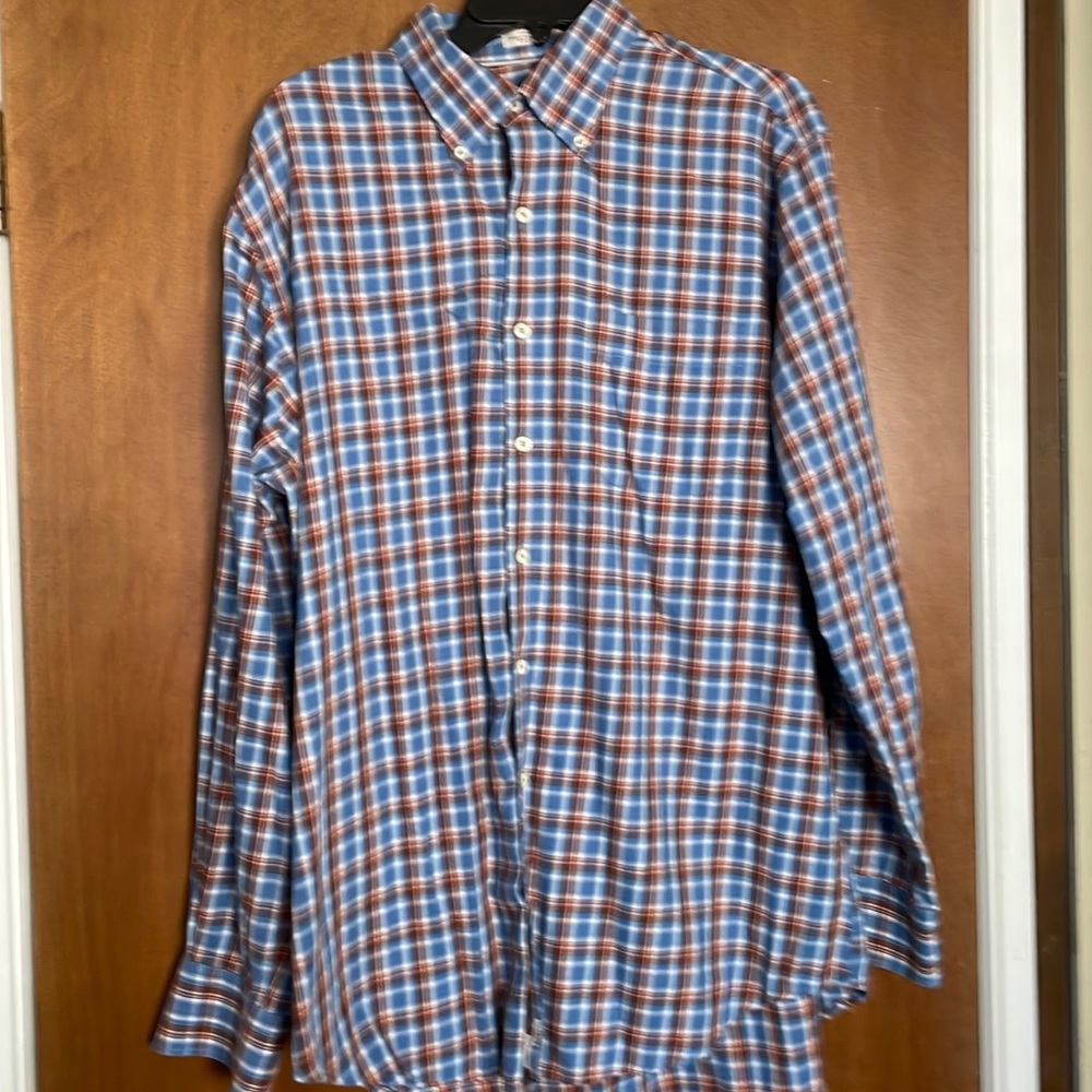 Peter Millar  plaid shirt sz L